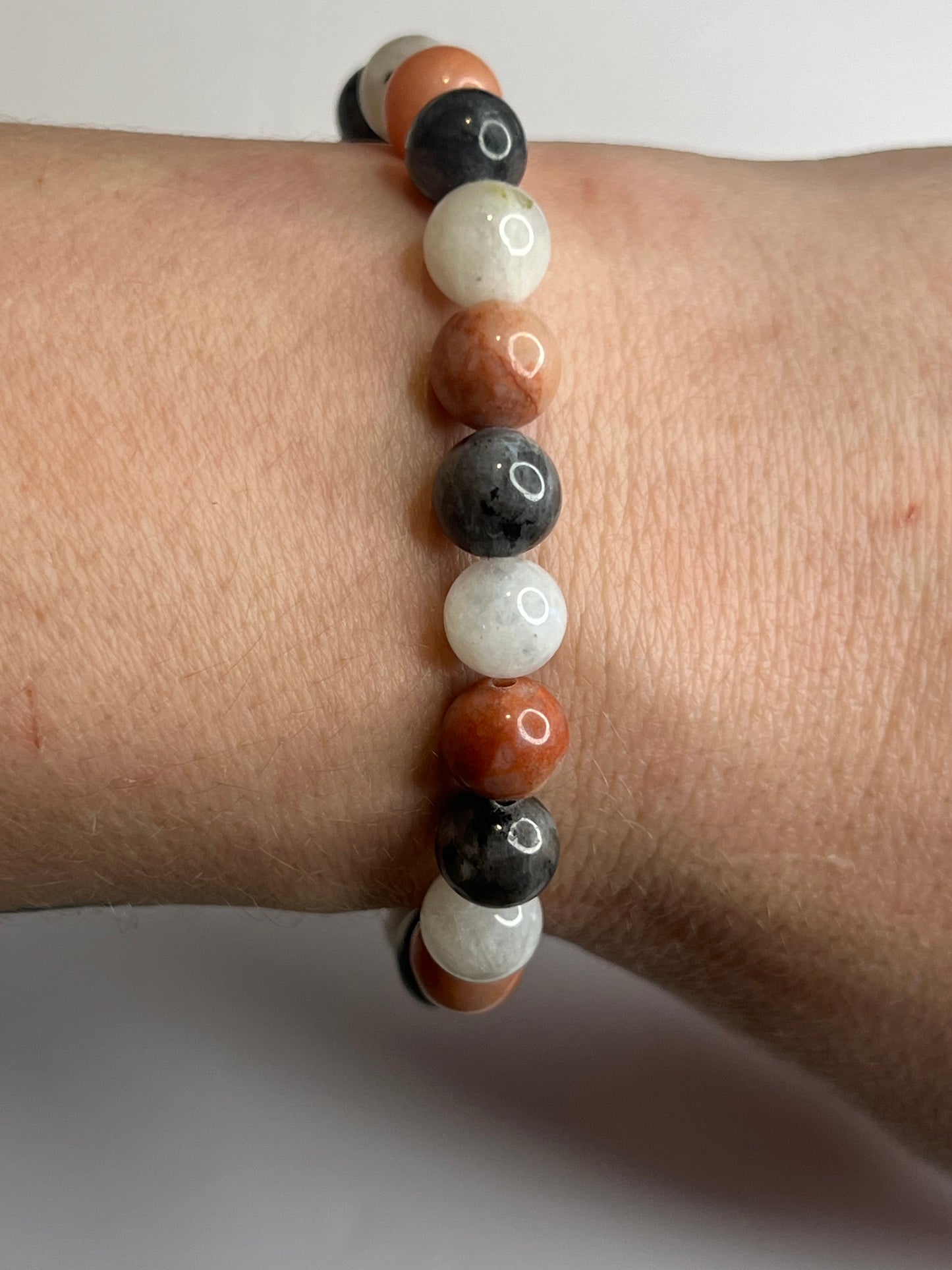 New Beginnings - Pink Aventurine, Rainbow Moonstone and Larvikite