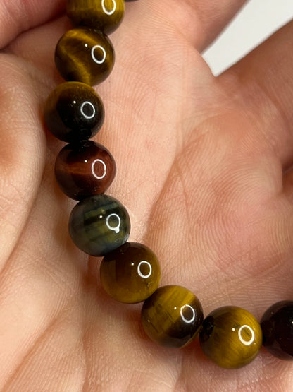 Power & Protection - Yellow, Red and Blue Tigers Eye