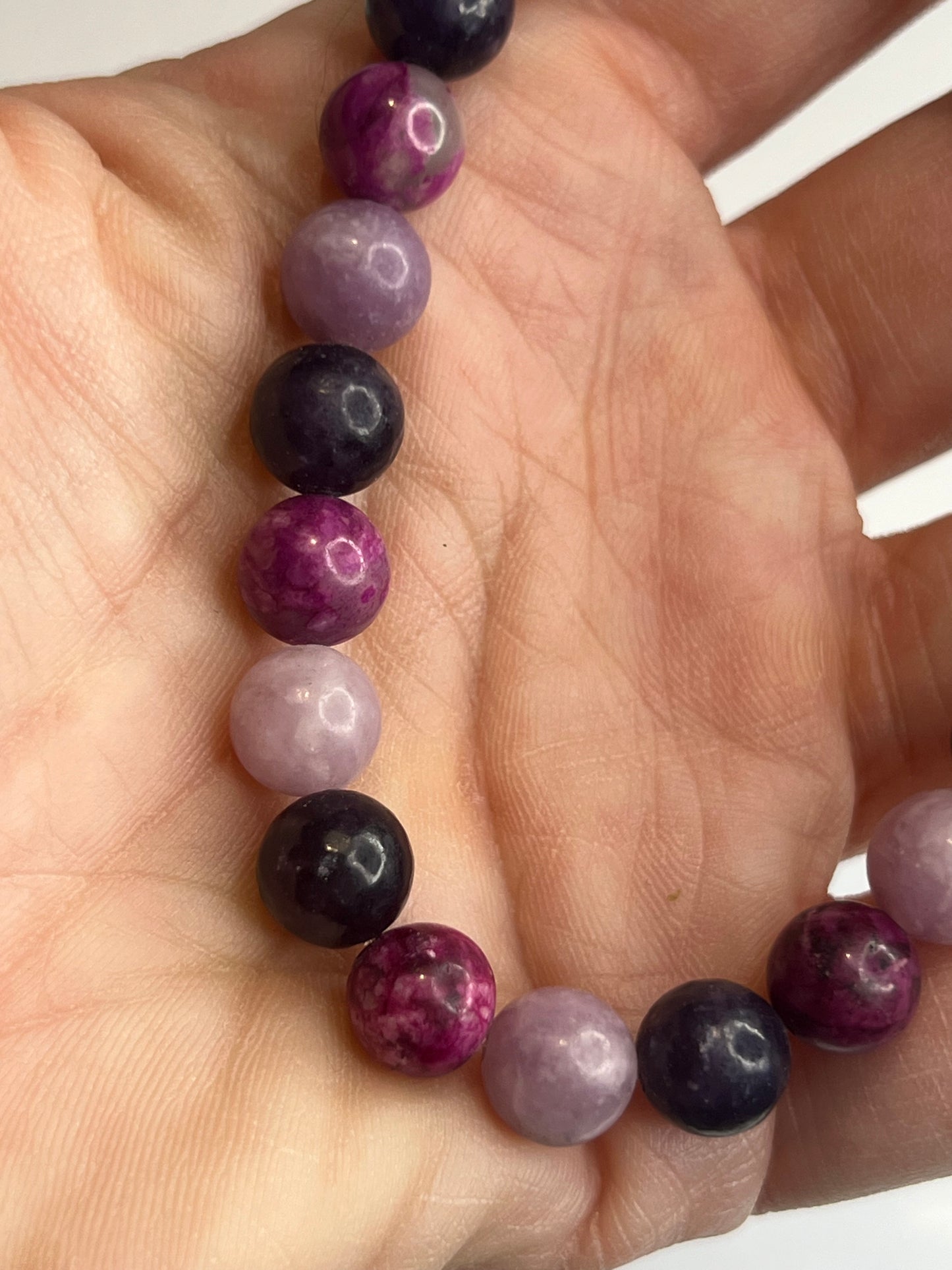 Divine Peace & Spiritual Protection - Lepidolite and Sugilite