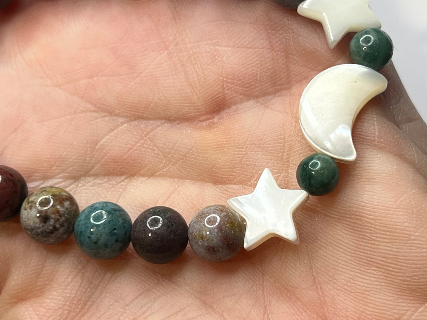 Flow & Harmony - Ocean Jasper and Mother of Pearl