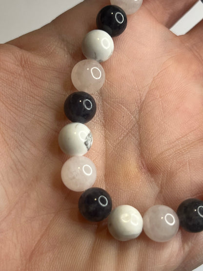 Love & Serenity Sleep – Rose Quartz, Iolite and Howlite