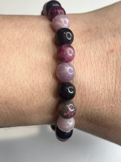Divine Peace & Spiritual Protection - Lepidolite and Sugilite