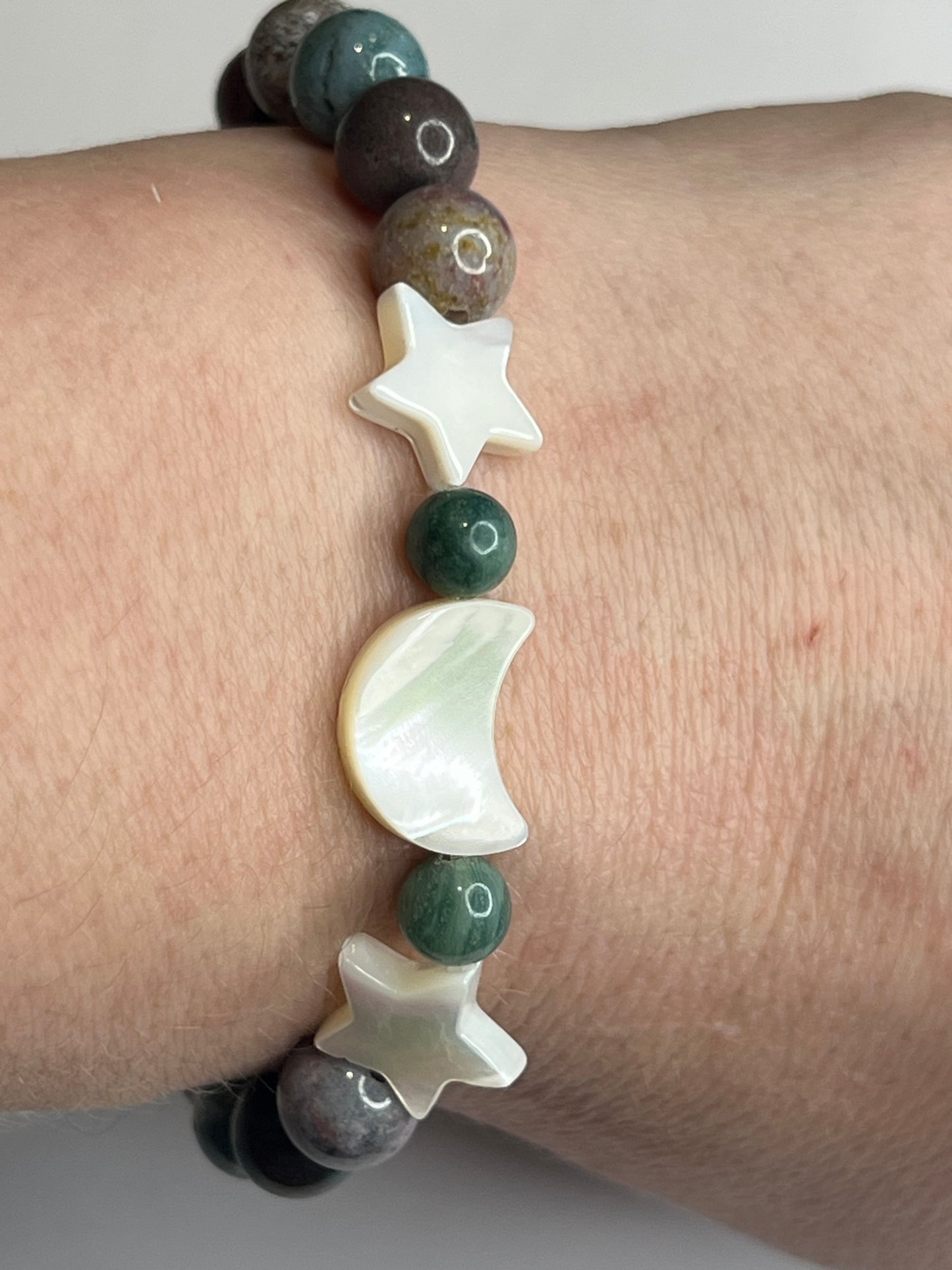 Flow & Harmony - Ocean Jasper and Mother of Pearl
