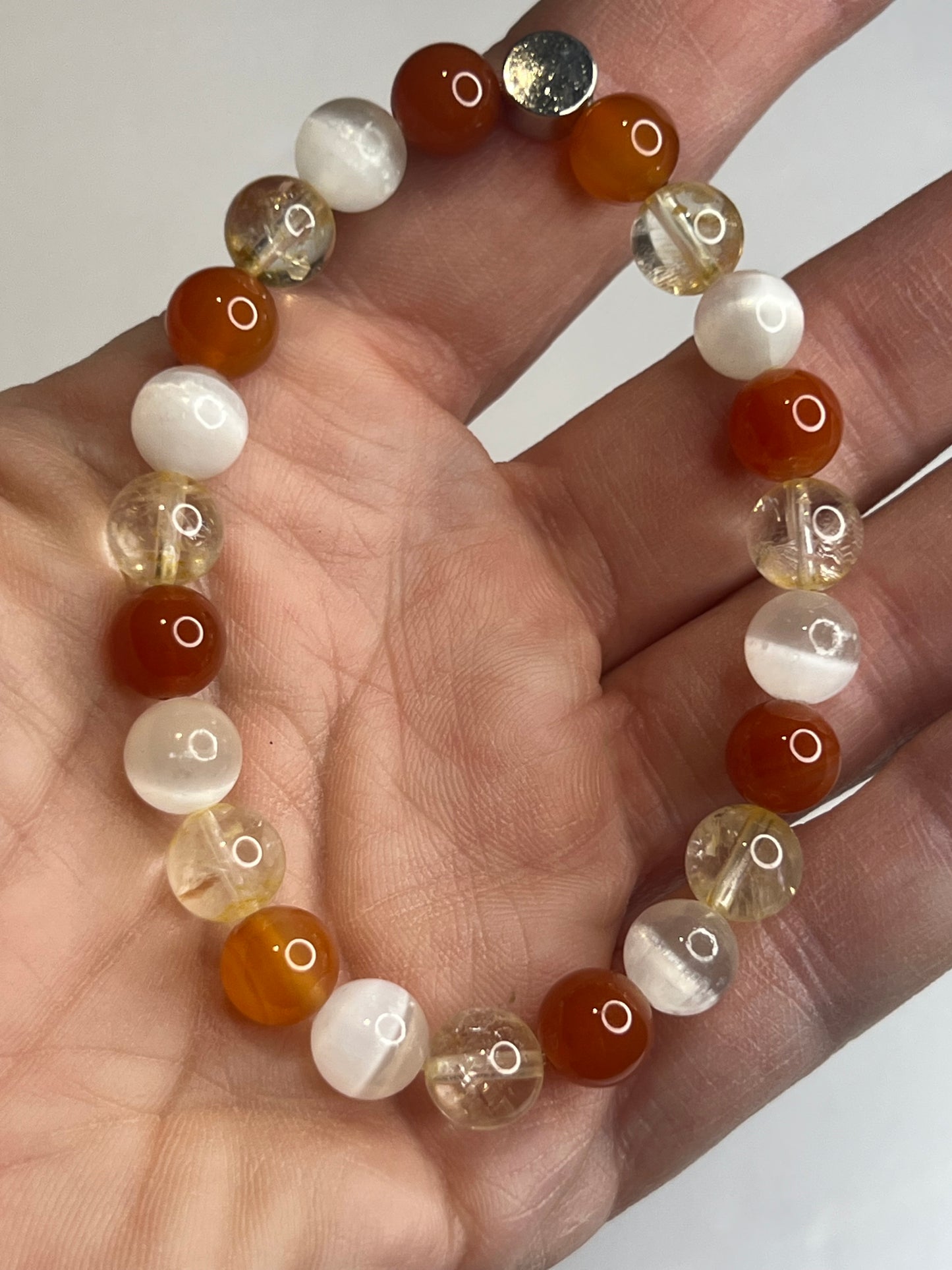 Radiance & Empowerment - Citrine, Satin Spar and Carnelian